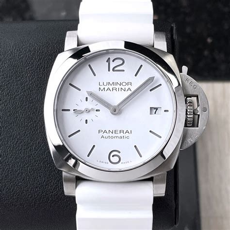 panerai white|panerai luminor marina.